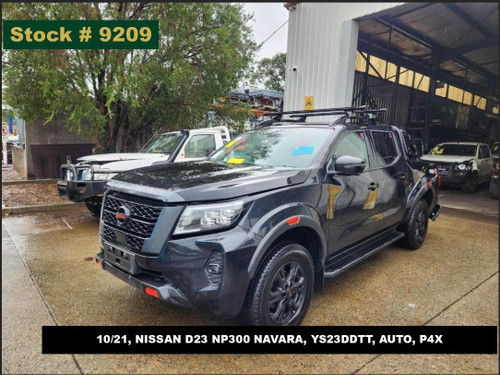 9209 - 10/21, NISSAN D23 NP300 NAVARA, YS23DDTT, AUTO, P4X