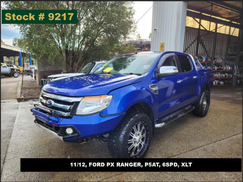 9217 - 11/12, FORD PX RANGER, P5AT, 6SPD, XLT
