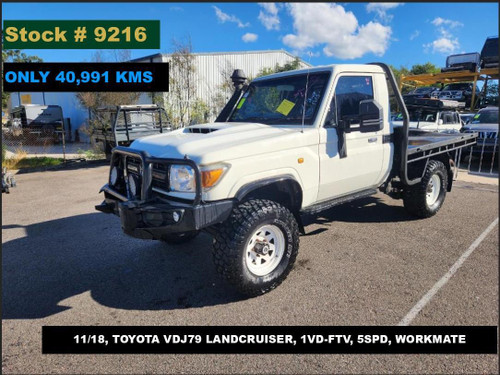 9216 - 11/18, TOYOTA VDJ79 LANDCRUISER, 1VD-FTV, 5SPD