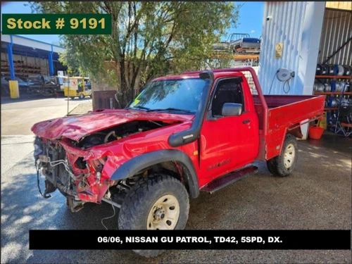 9191 - 06/06, NISSAN GU PATROL, TD42, 5SPD, DX