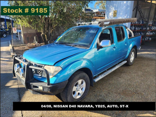 9185 - 04/08, NISSAN D40 NAVARA, YD25, AUTO, ST-X