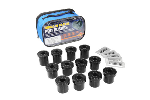 Terrain Tamer Rear Leaf Spring Bush Kit suitable for Toyota Landcruiser 70 76 78 79 Series FZ HZ VDJ