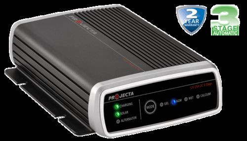 Projecta Battery Charger 4WD Automatic 12V 25A 3 Stage DC to DC Solar - IDC25