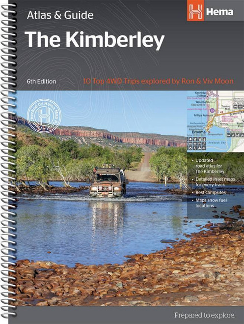 Hema Kimberley Atlas and Guide Map 6th Edition - 9781876413644
