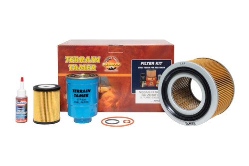 Terrain Tamer Filter Kit suitable for Nissan Patrol GU ZD30 Turbo to 2007 - NFK5