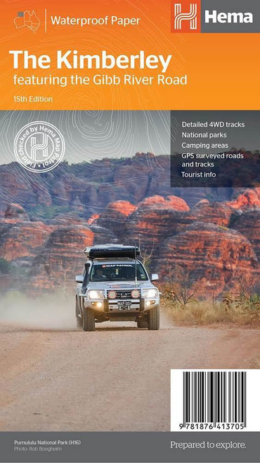 Hema The Kimberley Regional Map 15th Edition - 9781876413705