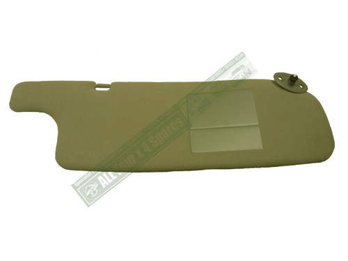 Genuine Right Sun Visor in Grey suitable for Landcruiser 80 Series FZJ80 HZJ80 HDJ80 1995 to 12-1997