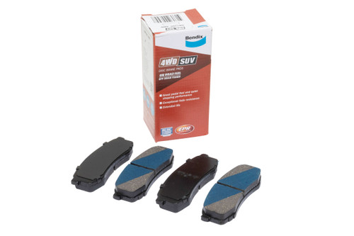 Bendix 4WD Rear Brake Pads suitable for Landcruiser 70 80 105 Series Prado Pajero NS NT NW