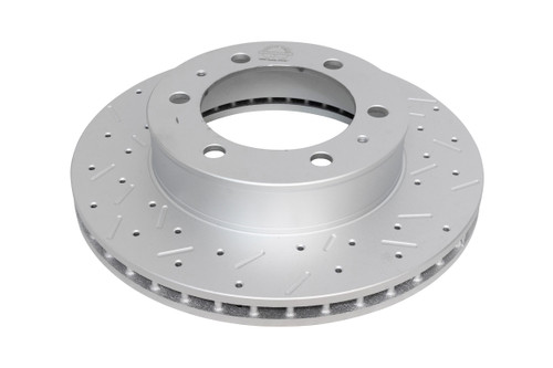 Terrain Tamer Front Disc Brake Rotor Slotted & Dimpled suitable for Hilux 4WD KUN26 GGN25