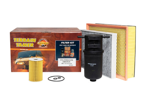 Terrain Tamer Filter Kit suitable for VW Amarok 2.0 Turbo Diesel 2011-14 - AFK01