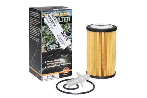 Terrain Tamer Oil Filter suitable for Landcruiser 70 76 78 79 200 Series VDJ 1VDFTV 4.5L V8 Diesel