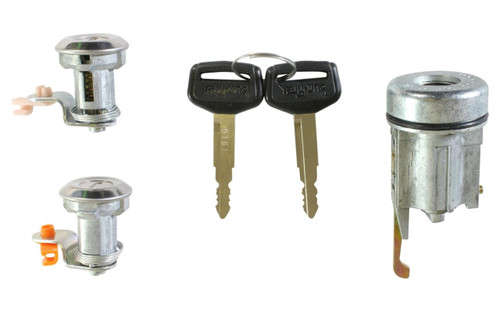 Ignition & Door Lock Barrel & Key Set suitable for 79 Series Landcruiser to 2007