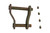 Terrain Tamer Leaf Spring Shackle Greaseable suitable for PX Ranger & BT50 - TSK029