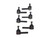 Left & Right Tie Rod End Kit 6 Piece suitable for Land Rover Series 3 111 1973 on - LRKIT92A