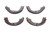 Ultima Rear Brake Shoe Set suitable for Navara D21 D22 Pathfinder R50 - N1726