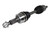 GSP CV Joint and Axle suitable for RG Colorado nut type from 07/2016 on CVSH318