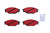 RDA Front Disc Brake Pads suitable for Hilux 2WD LN85 RN85 1988-2005 - RDB318