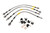 Terrafirma 4x4 Goodridge Front Rear Brake Hose Kit + 2 inch 50mm suitable for Defender ABS 2004 on