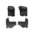 Mudtamer Front & Rear Floor Mats suitable for Landcruiser 76 & 79 Series Dual Cab - MTTOY02S