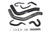 Terrain Tamer Radiator Hose Kit suitable for Landcruiser Prado 120 Series GRJ 1GRFE 4.0L V6 Petrol