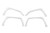 FRP White Fender Flares suitable for Landcruiser 75 Series & 78 Series Troop Carrier - TFF09W