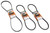 Fan Belt Drive Belt Kit suitable for 78 79 100 Series Landcruiser 1HDFTE Diesel