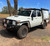 MSA 4X4 Towing Mirrors suitable for Toyota Landcruiser 70 Series - Black | Manual | Big Base - TM400