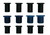 Terrain Tamer Pro Rear Leaf Spring Bush Kit suitable for ML MN Triton - BK34P