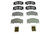 Front Brake Disc Pad Shim Kit suitable for Prado Landcruiser 90-99 Hilux to 05