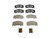 Front Brake Disc Pad Shim Kit suitable for Prado Landcruiser 90-99 Hilux to 05