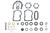 Terrain Tamer Transfer Case Kit suitable for Landcruiser 40 60 70 75 Series 1980-1985 - TK4