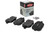 Delphi Front Disc Brake Pads suitable for Freelander 1 2001 to 2006 - LR021899