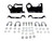 Drivetech 4x4 High Lift Jack and Shovel Holder Roof Rack Mount