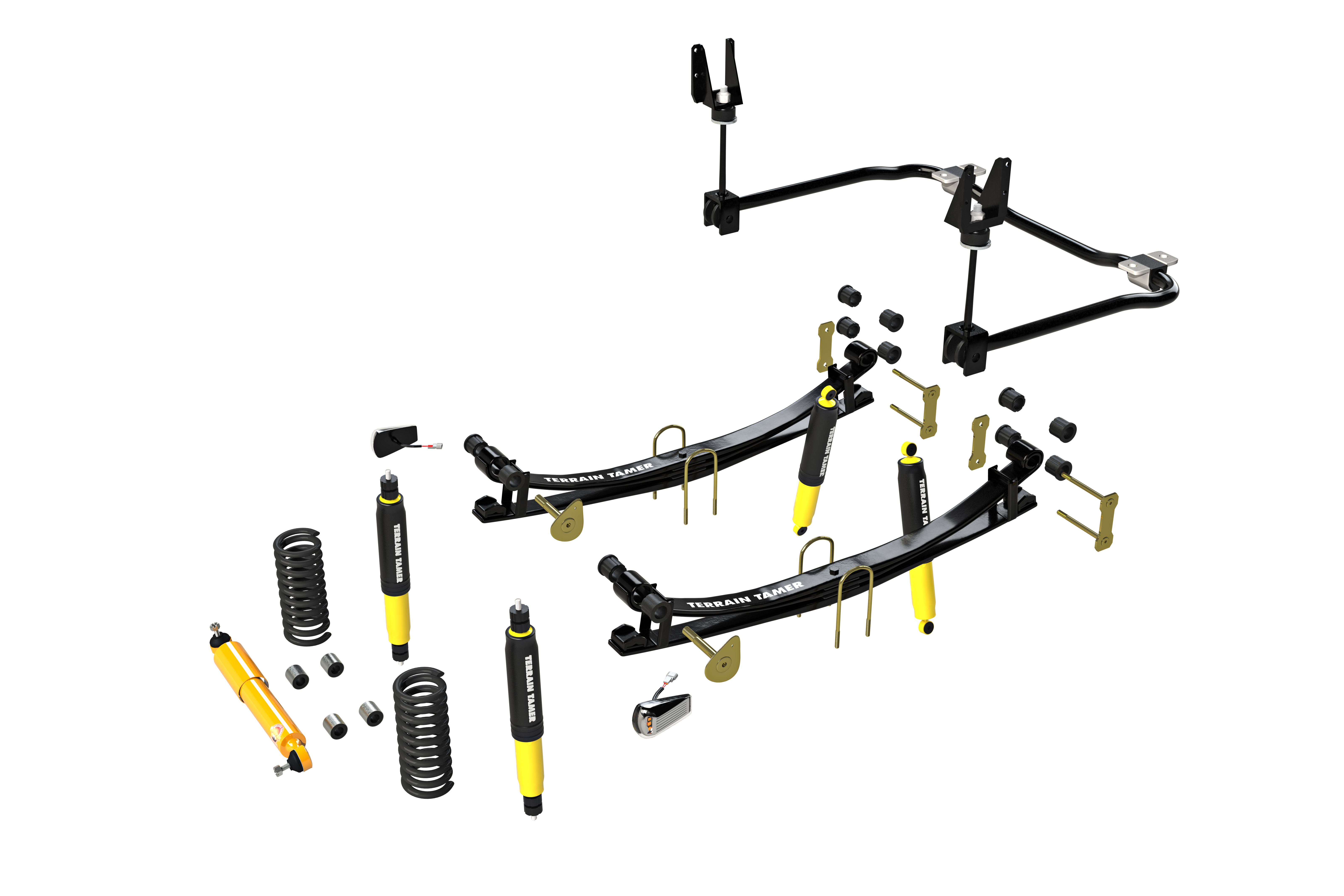 Terrain Tamer GVM upgrade suspension kit