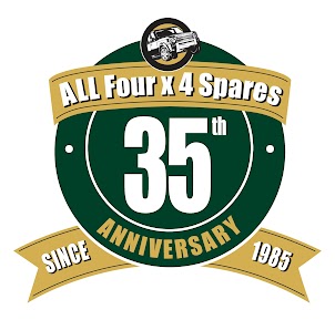 All Four x 4 Spares 35th Anniversary Logo