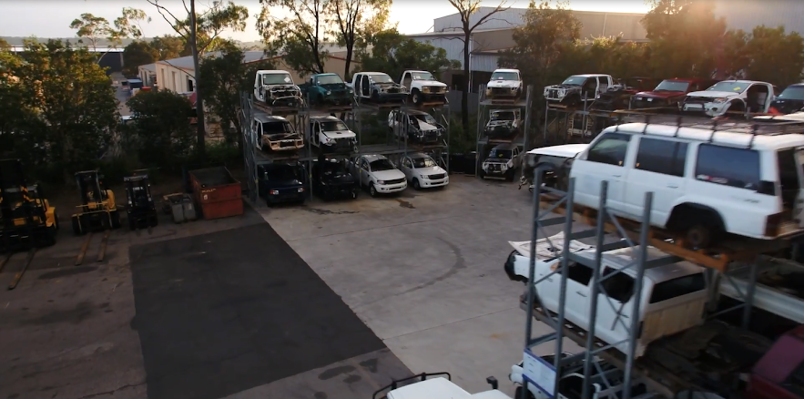 All Four x 4 Dismantling Cardiff Facilities Vehicles