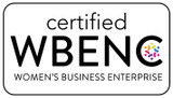 We've been certified as a Women's Business Enterprise