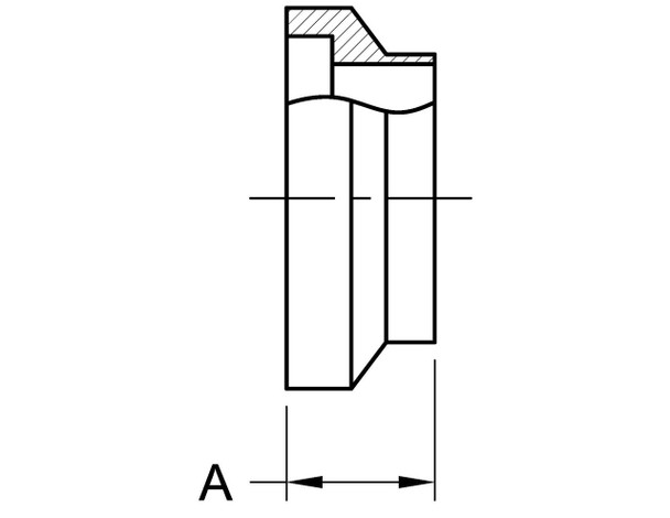 15WI - FEMALE I-LINE WELD FERRULE