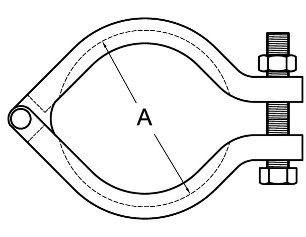 13I - I-LINE CLAMP (BOLTED)