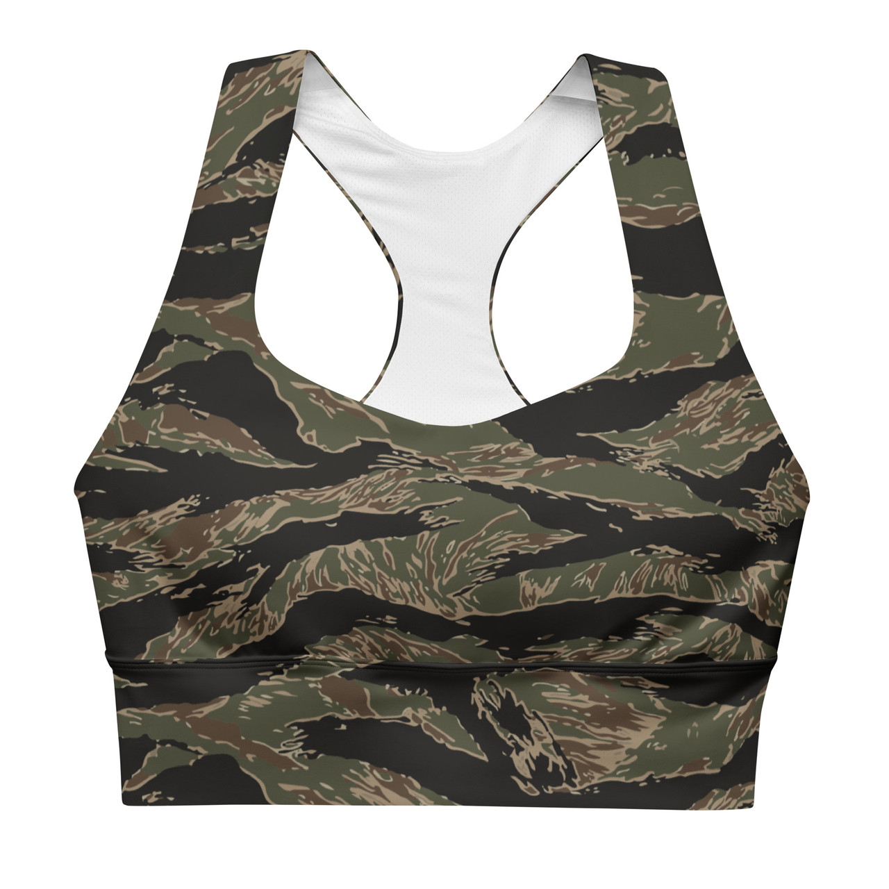 Green Camo Sports Bra