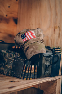 Multicam Betsy Ross Flexfit Hat  Multicam Betsy Ross Flexfit Hat