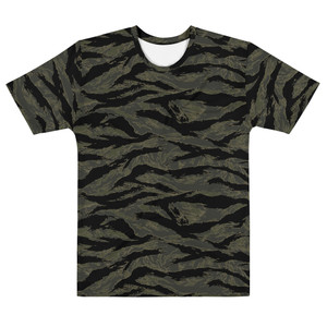 Black Tiger Stripe Short Sleeve Shirt Black Tiger Stripe Short Sleeve Shirt