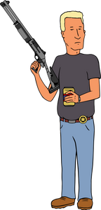 King of The Kill Boomhauer Sticker King of The Kill Boomhauer Sticker