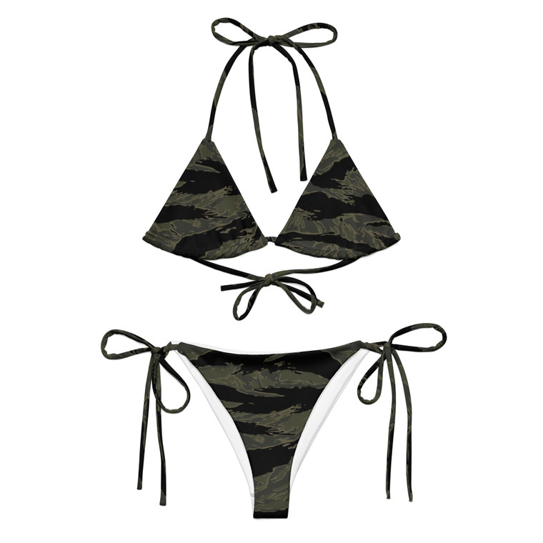 Black Tiger Stripe Bikini