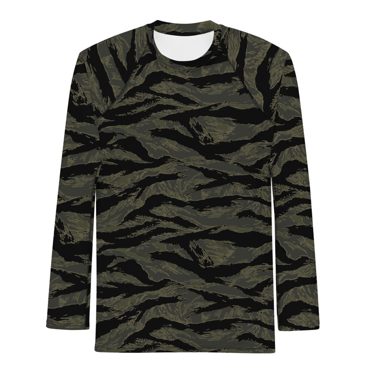 Black Tiger Stripe Athletic Long Sleeve