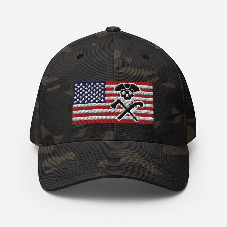 Mulitcam Jolly Roger Flag Hat