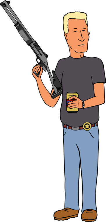 King of The Kill Boomhauer Sticker