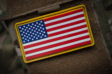 American Flag Patches - Large Sizes