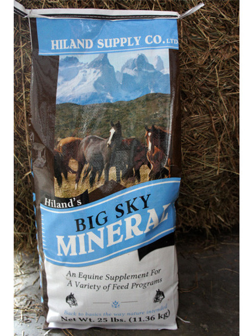 Hiland's Big Sky Mineral 25 lb Bag