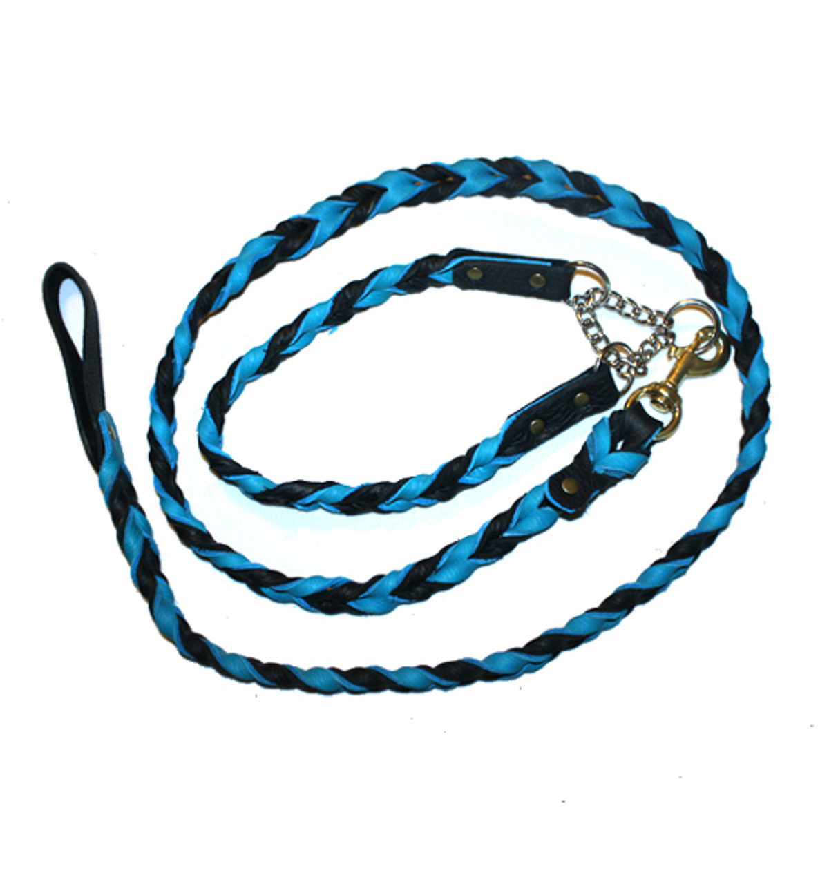 Custom Braided Leather Leash